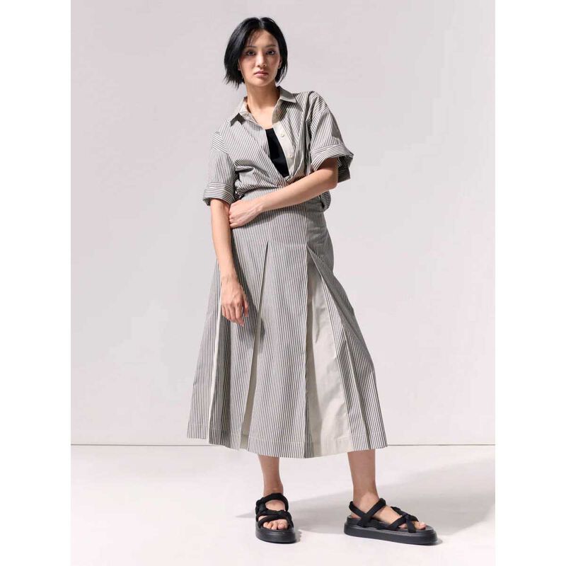 Marco Polo  Mono Stripe Overshirt image number 3